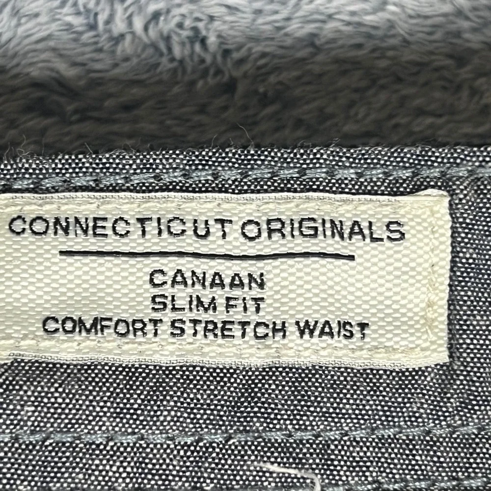 Tailor Vintage Canaan Slim Fit Pants Mens 36x32 Black Comfort Stretch Waist